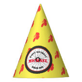 Sporteer Happy Birthday Biker Boy Feesthoedjes (Voorkant)