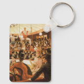 Sporteerdames (of Circus Lover) door James Tissot Sleutelhanger (Achterkant)