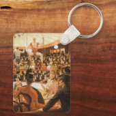Sporteerdames (of Circus Lover) door James Tissot Sleutelhanger (Achterkant)