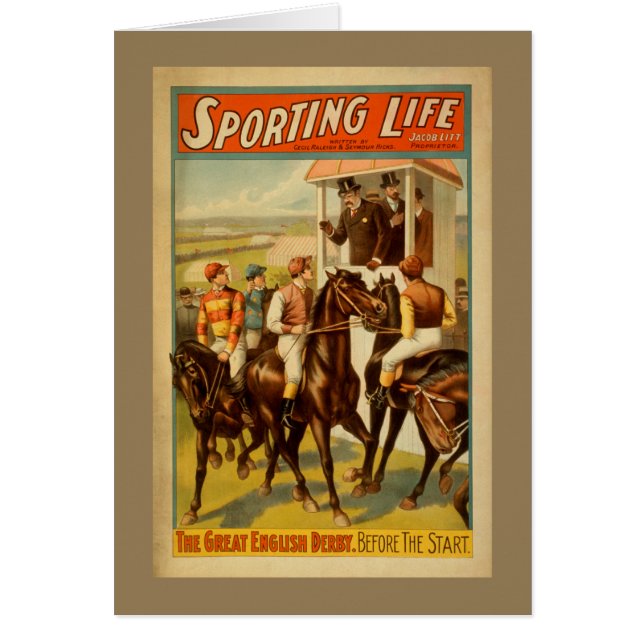 Sporteerleven - Het grote Engelse theater van Derb (Voorkant)