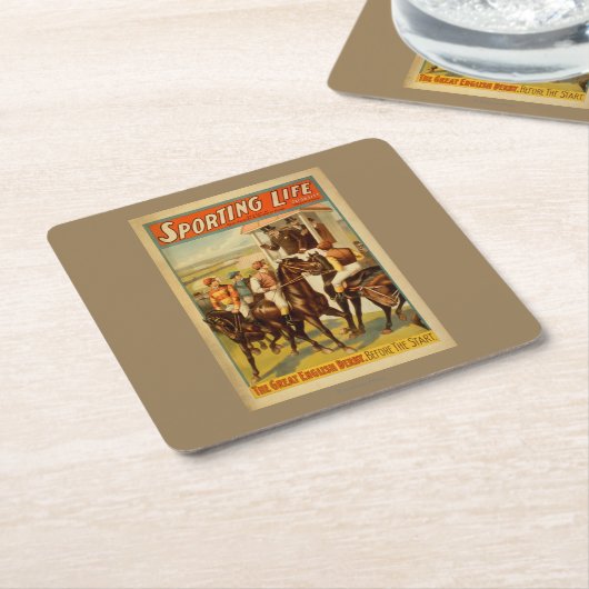 Sporteerleven - Het grote Engelse theater van Derb Kartonnen Onderzetters (Schuin)