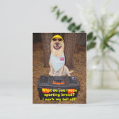 Sporteert Breed? Briefkaart (Staand voorkant)