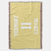 Sporteert uw eigen gebufferd leder deken (Voorkant Verticaal)