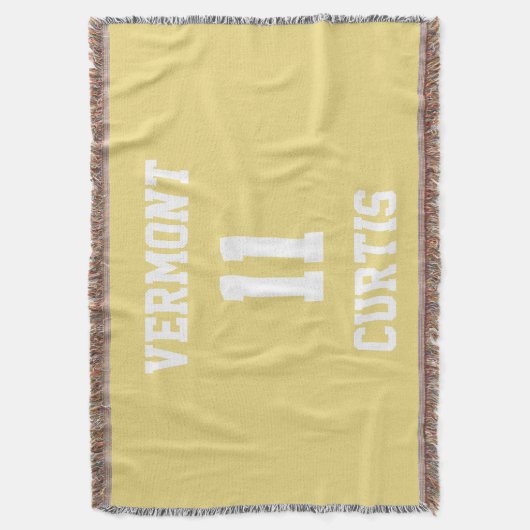 Sporteert uw eigen gebufferd leder deken (Voorkant Verticaal)