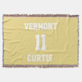 Sporteert uw eigen gebufferd leder deken (Voorkant)