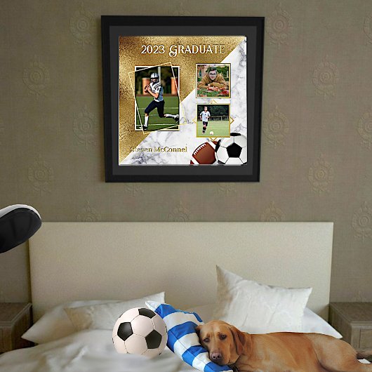 Sporten Aangepaste foto-Afstuderen Folie Afdrukken