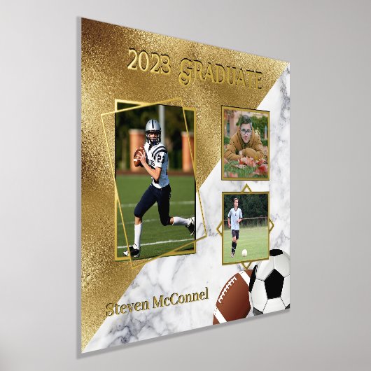 Sporten Aangepaste foto-Afstuderen Folie Afdrukken (Laagn)