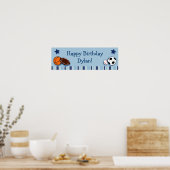 Sporten Alle Star-aangepaste Birthday-banner Poster (Keuken)