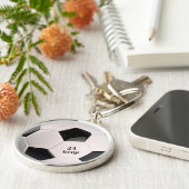 Sporten American Voetbal Jersey Number Name Sleutelhanger (Zijkant)