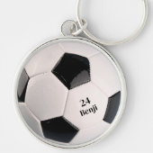 Sporten American Voetbal Jersey Number Name Sleutelhanger (Voorkant)