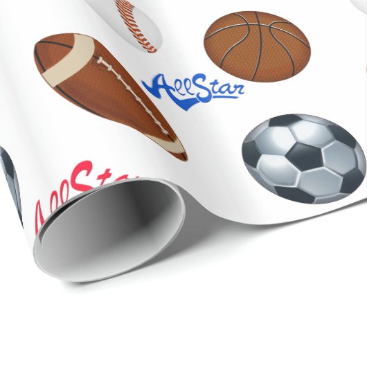 Sporten Cadeaupapier (Rol Hoek)