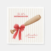 Sporten Honkbal Homerun Bruidsmeisjesfeest Servet (Voorkant)