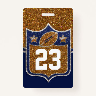 Sporten van het Football van de School Blue & Gold Badge