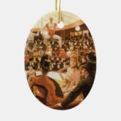 Sportende dames (ook bekend als Circus Lover) van Keramisch Ornament (Achterkant)