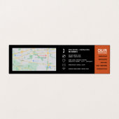 Sportenmotor, Auto Mechanic & Reparaties, Gedetail Visitekaartje (Binnenkant ongevouwen)