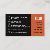 Sportenmotor, Auto Mechanic & Reparaties Visitekaartje (Achterkant)