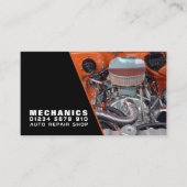 Sportenmotor, Auto Mechanic & Reparaties Visitekaartje (Voorkant)