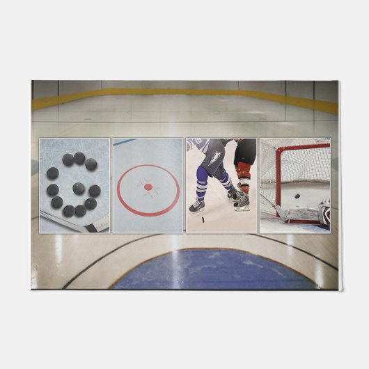 Sportenspel Decor, Hockey Speeltuin Deurmat (Voorkant)