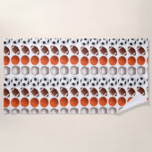 Sportenventilator Volledige Kleur Populaire Sporte Strandlaken (Voorkant)