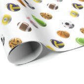 sportevenementen cadeaupapier (Rol Hoek)