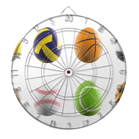 sportevenementen dartbord (Voorkant)