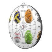 sportevenementen dartbord (Voorkant Rechts)