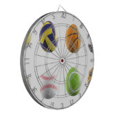sportevenementen dartbord (Voorkant Links)