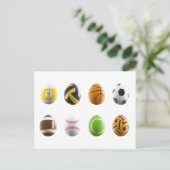 sportevenementen feestdagenkaart (Staand voorkant)