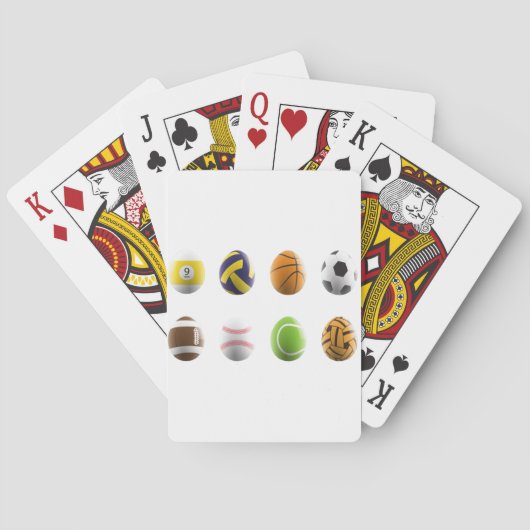 sportevenementen pokerkaarten (Achterkant)