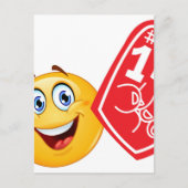 sportfan emoji briefkaart (Voorkant)