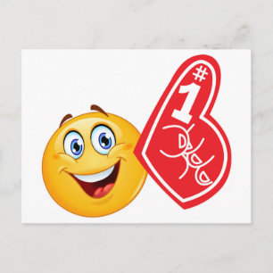 sportfan emoji briefkaart