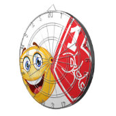 sportfan emoji dartbord (Voorkant Rechts)