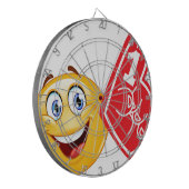 sportfan emoji dartbord (Voorkant Links)