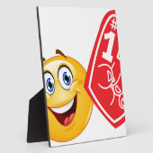 sportfan emoji fotoplaat (Zijkant)