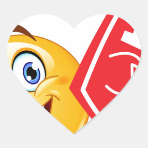 sportfan emoji hart sticker