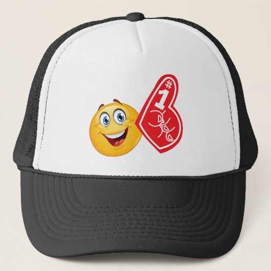 sportfan emoji trucker pet (Voorkant)