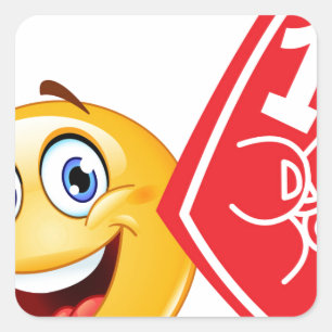 sportfan emoji vierkante sticker