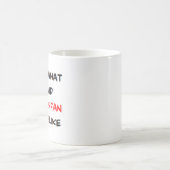 sportfan, enthousiast koffiemok (Center)
