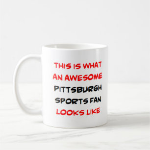 sportfan van pittsburgh, geweldige koffiemok