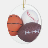 Sportfanatieke ideeën voor sport Sport Sport Spele Keramisch Ornament (Links)