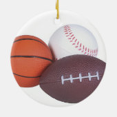 Sportfanatieke ideeën voor sport Sport Sport Spele Keramisch Ornament (Achterkant)