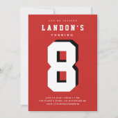 Sportfeest voor fanatieke kinderen kaart (Voorkant)