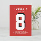 Sportfeest voor fanatieke kinderen kaart (Staand voorkant)