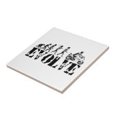 Sportfietmotor motorevolutiesport tegeltje (Zijkant)