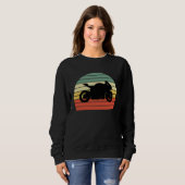 Sportfiets Motorfiets Crotch Rocket Racing Retro S Trui (Voorkant volledig)