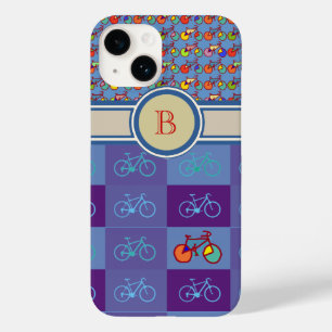 Sportfietsen Patroon Monogram Case-Mate iPhone Case