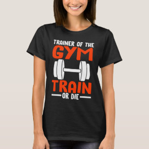 Sportfitness - Bodybuilding-werkout - gewichtstoen T-shirt