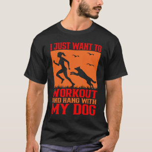 Sportfitness - Bodybuilding-werkout - gewichtstoen T-shirt
