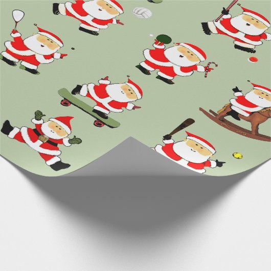 Sportfitness - Kerstmis Cadeaupapier (Hoek)