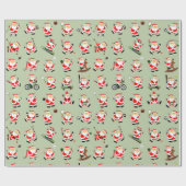 Sportfitness - Kerstmis Cadeaupapier (Vlak)